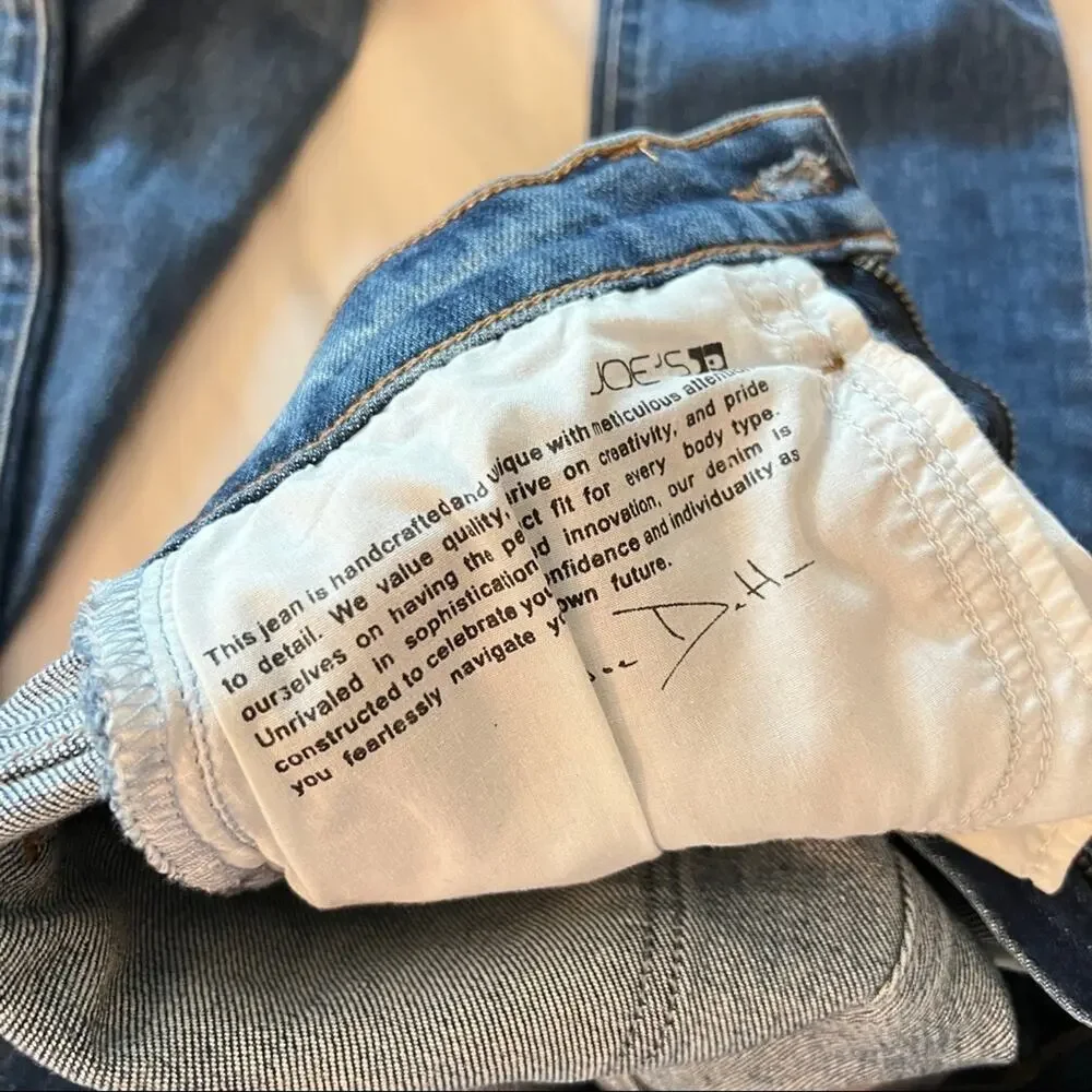 $11SALE!!! Joe's Jeans THE LUNA HIGH RISE CIGARETTE ANKLE Size 24 NWT - Picture 4 of 5